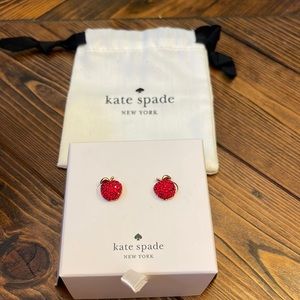 Kate Spade Apple Earrings